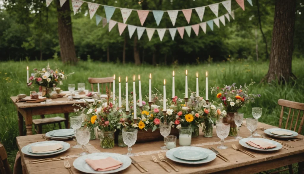 deco anniversaire boheme