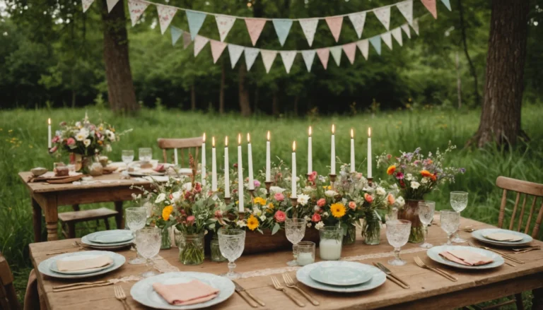 deco anniversaire boheme